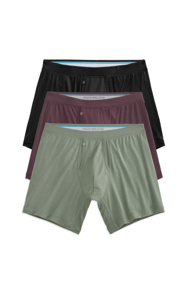 3-Pack SILVER HD Boxer Briefs