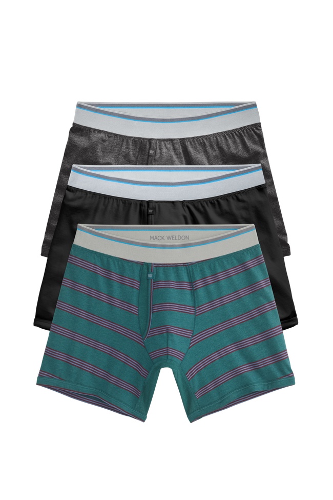 3-Pack 18-Hour Jersey Boxer Briefs