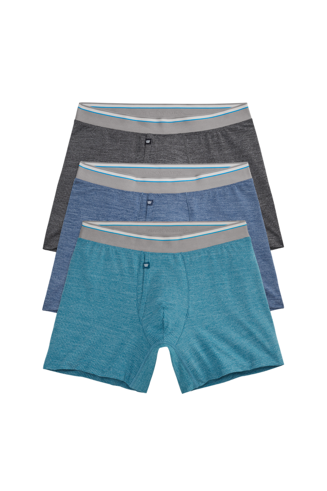3-Pack AIRKNITˣ Boxer Briefs - With Fly