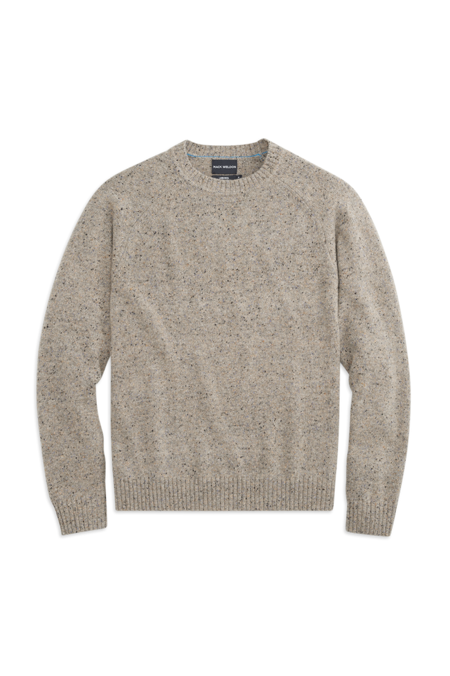 Lambswool Donegal Crew Neck Sweater