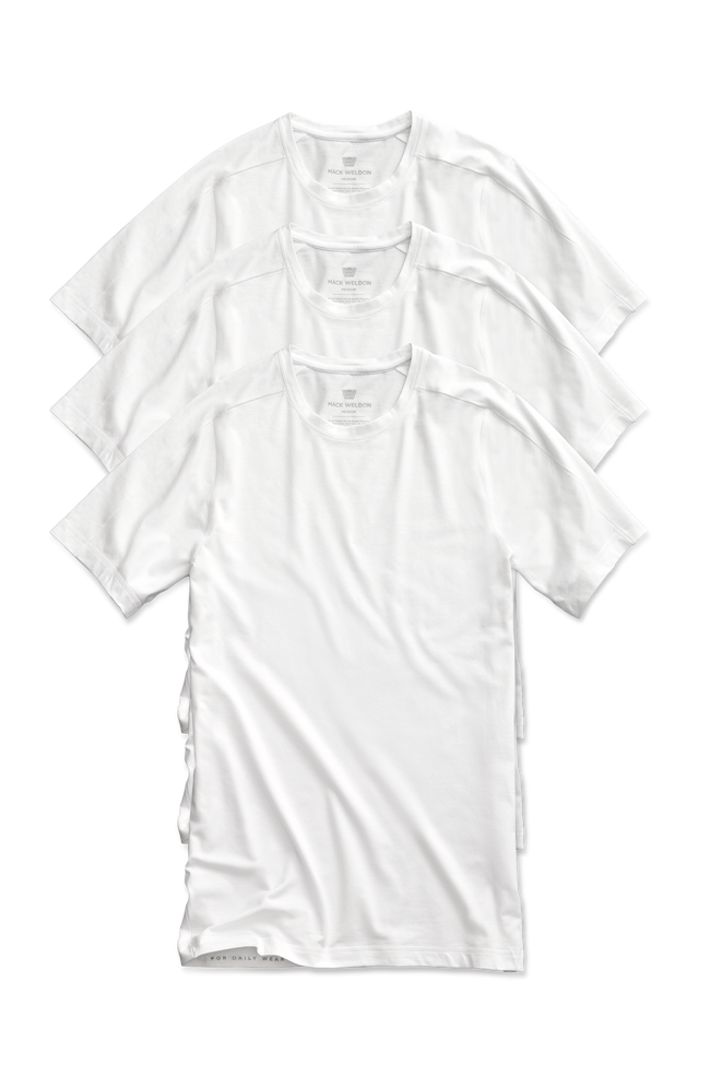 3-Pack 18-Hour Jersey Crew Neck Undershirt