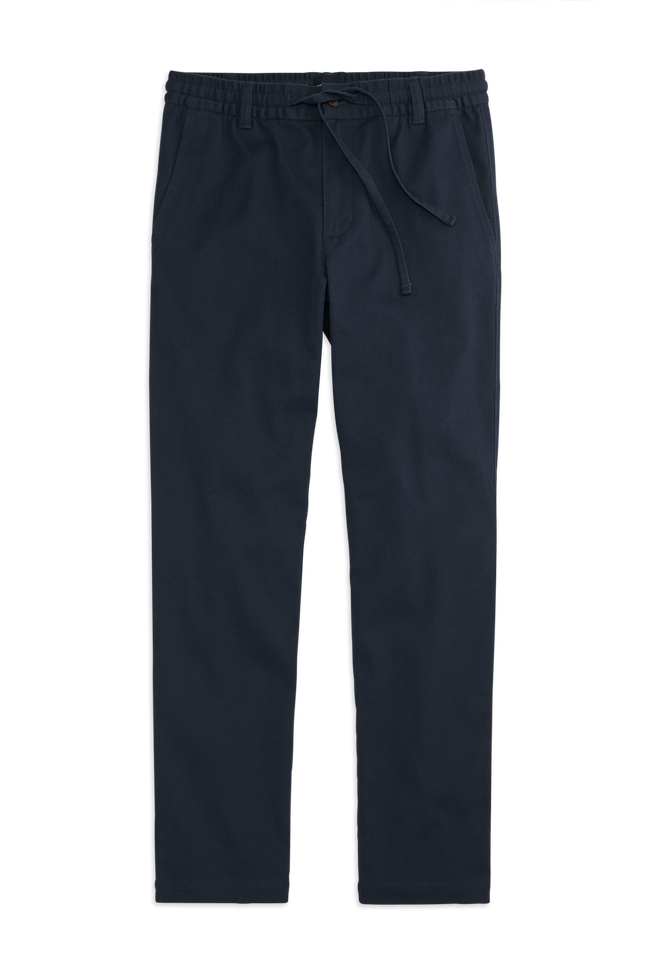 Stretch Twill Drawstring Chino