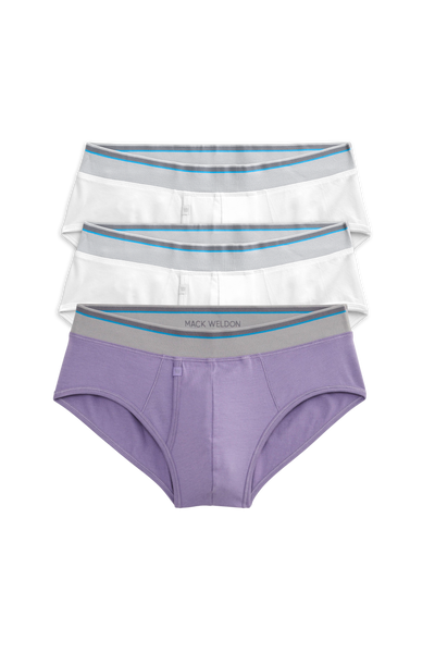 Front view of 3-Pack 18-Hour Jersey Briefs in Bright Summer Day