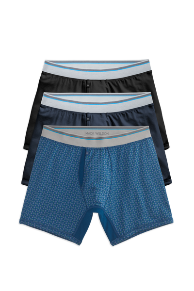 3 pack 18 hour jersey boxer brief in Making waves