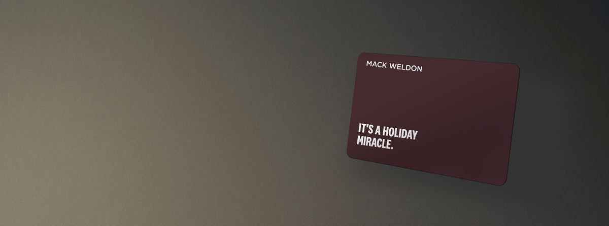 Mack weldon holiday gift card