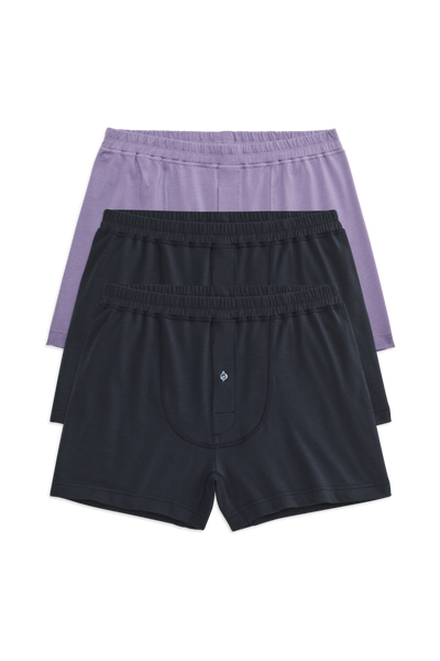 Front view of 18 Hour Jersey Knit Boxer in All Nighter