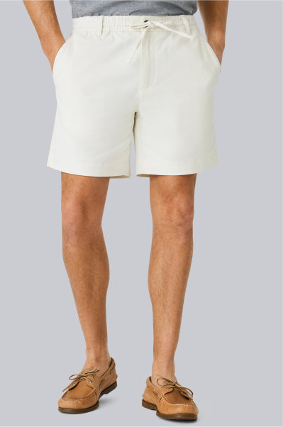 Man wearing Stretch Twill Drawstring Chino Short