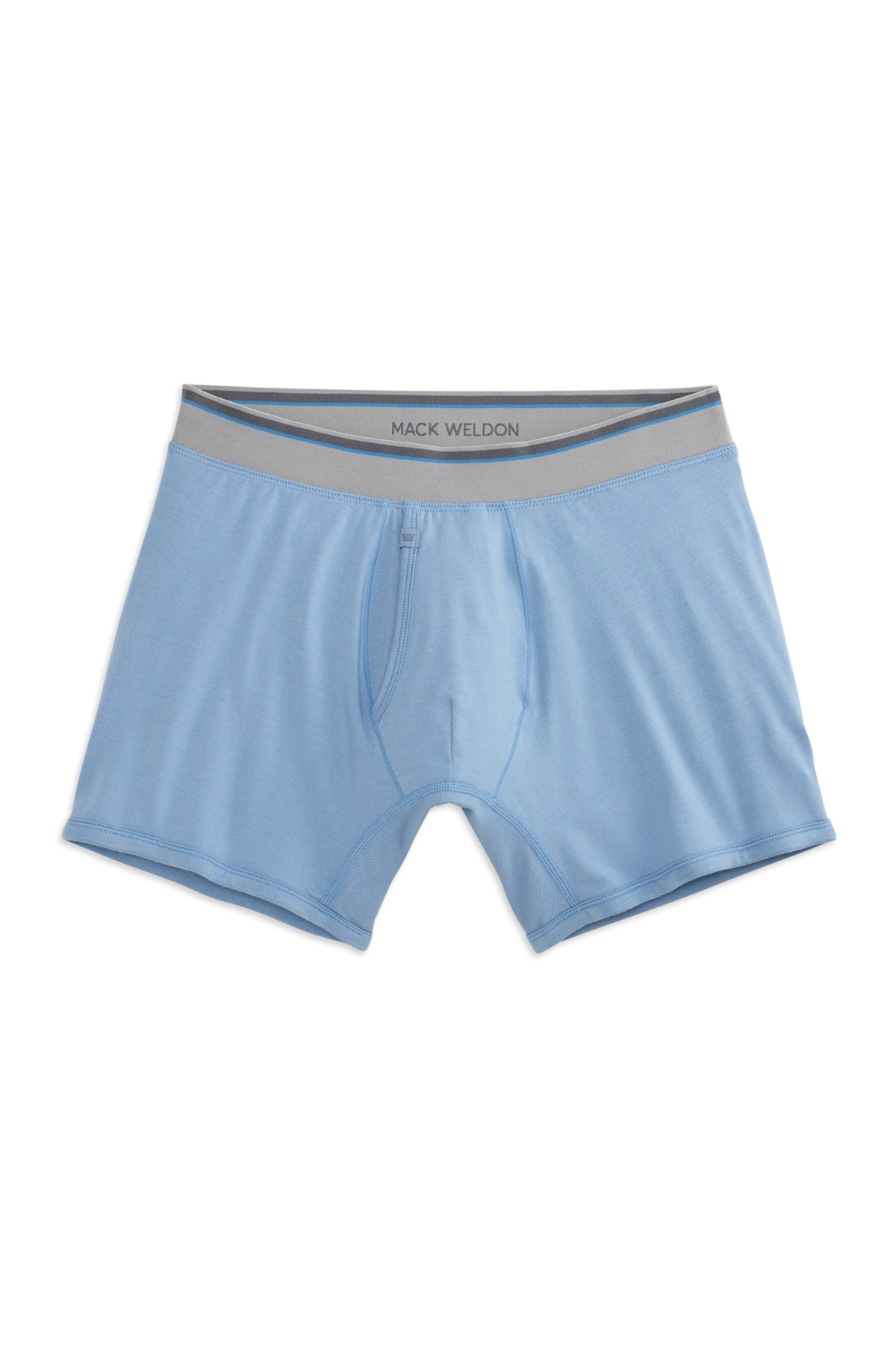 Blue Steel | Front view of 18-Hour Jersey Boxer Brief in Blue Steel