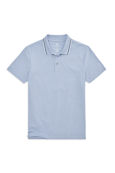 SILVER Pique Polo