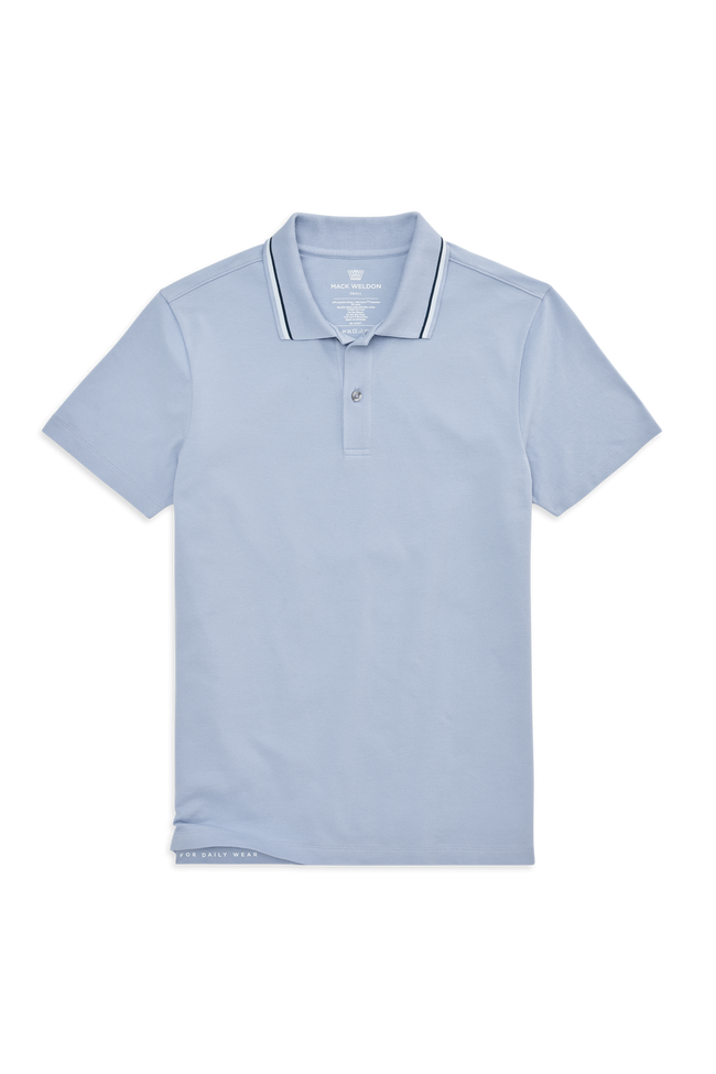 SILVER Pique Polo