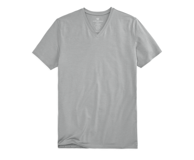SILVER V-Neck T-Shirt
