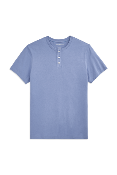 Pima Short Sleeve Henley