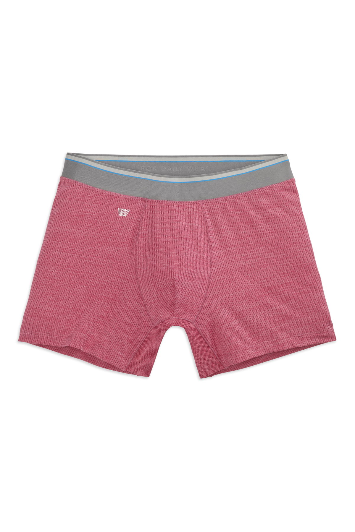 Rum Punch Heather | Front view of AIRKNITx Boxer Brief in Rum Punch Heather