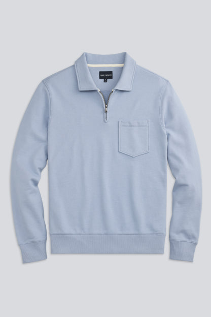 Vintage French Terry Quarter-Zip Polo