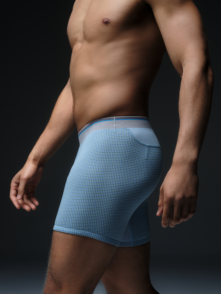 image of a man wearing 18hr boxer briefs