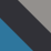 Night Sky / Grey Heather Stripes